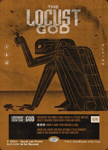 The Locust God, Magic card SLD 903 — Secret Lair Drop set