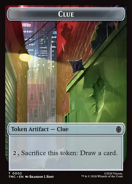 Clue, Magic card TTMC 2 — Teenage Mutant Ninja Turtles Eternal Tokens set