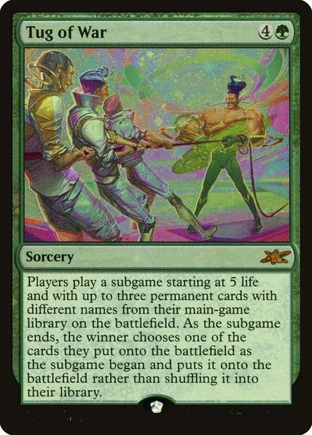 Tug of War, Magic card UNF 445 — Unfinity set