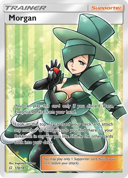 Morgan, Pokémon card TEU 178 — Team Up set