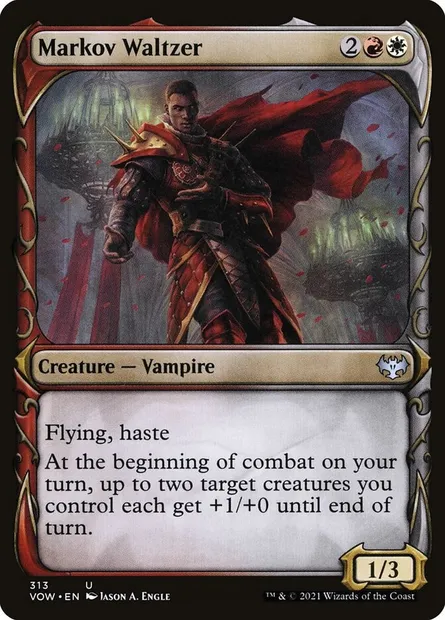 Markov Waltzer, Magic card VOW 313 — Innistrad: Crimson Vow set