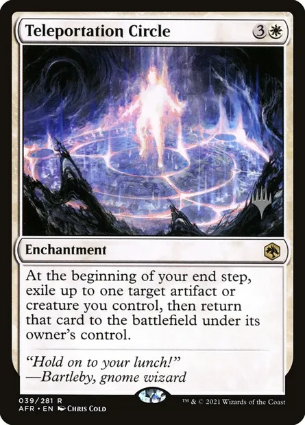 Teleportation Circle, Magic card PAFR 39p — Adventures in the Forgotten Realms Promos set