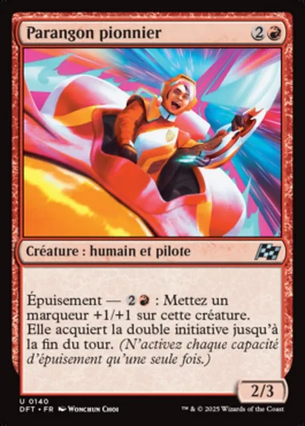 Parangon pionnier, carte Magic DFT 140 — extension Aetherdrift