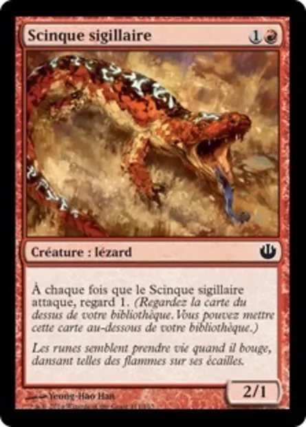 Scinque sigillaire, carte Magic JOU 111 — extension Incursion dans Nyx
