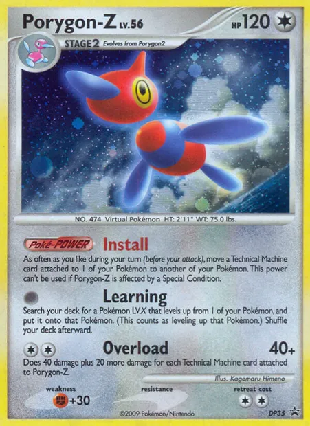 Porygon-Z, carte Pokémon DP 35 — extension Promo DP