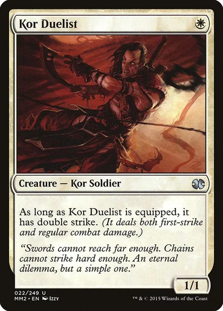 Duelliste kor, carte Magic MM2 22 — extension Modern Masters 2015