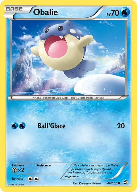Obalie, carte Pokémon PRC 46 — extension Primo-Choc
