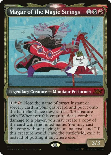Magar of the Magic Strings, Magic card UNF 514 — Unfinity set