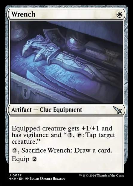 Wrench, Magic card MKM 37 — Murders at Karlov Manor set