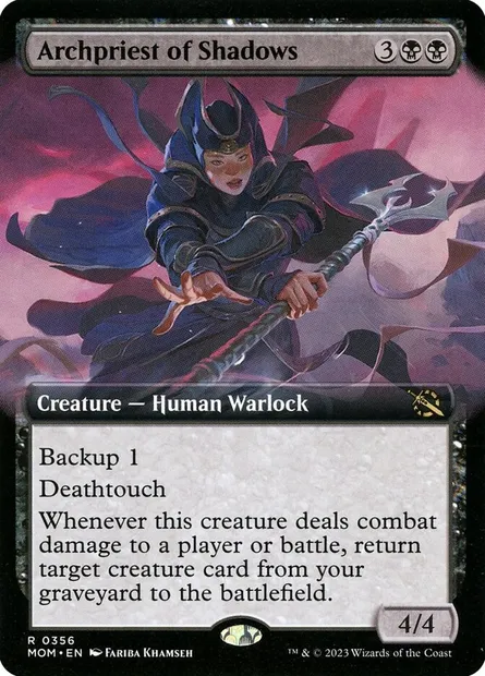 Archpriest of Shadows, Magic card MOM 356 — March of the Machine set