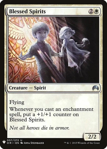 Esprits bénis, carte Magic PLST ORI-7 — extension The List