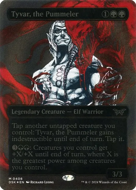 Tyvar, the Pummeler, Magic card DSK 408 — Duskmourn: House of Horror set