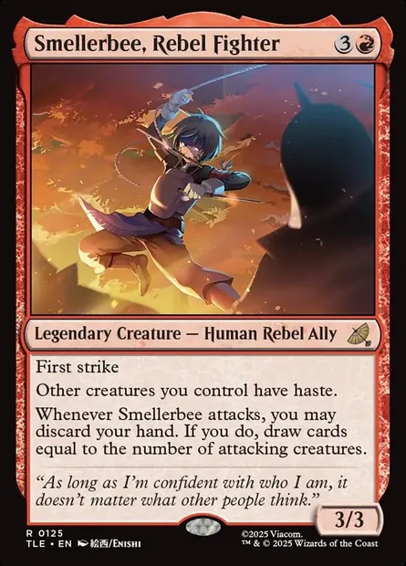 Smellerbee, Rebel Fighter, Magic card TLE 125 — Avatar: The Last Airbender Eternal set