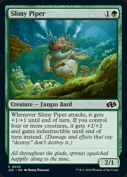 Slimy Piper, Magic card J25 25 — Foundations Jumpstart set