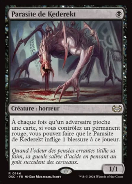 Parasite de Kederekt, carte Magic DSC 144 — extension Duskmourn: House of Horror Commander