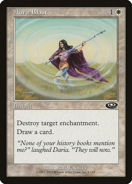 Aura Blast, Magic card PLS 1 — Planeshift set