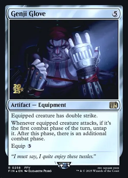 Genji Glove, Magic card PFIN 258s — Final Fantasy Promos set