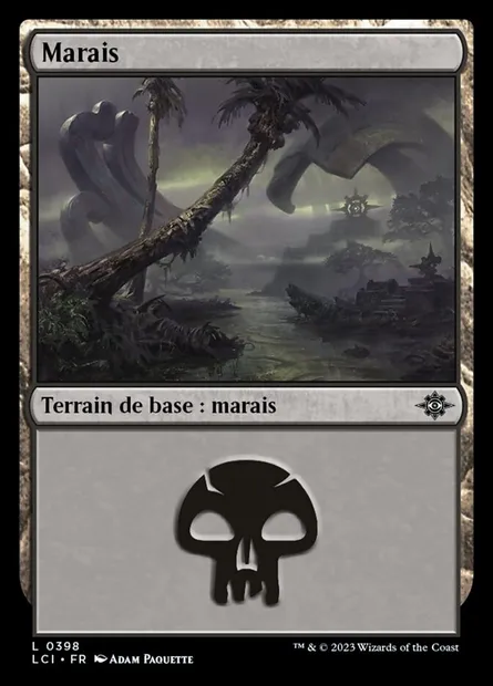 Marais, carte Magic LCI 398 — extension The Lost Caverns of Ixalan