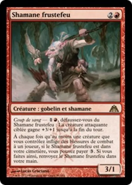 Shamane frustefeu, carte Magic DGM 36 — extension Le labyrinthe du dragon