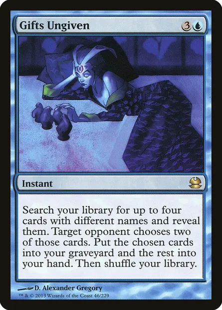 Dons non-donnés, carte Magic MMA 46 — extension Modern Masters
