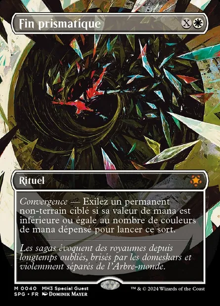 Fin prismatique, carte Magic SPG 40 — extension Special Guests