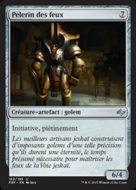 Pèlerin des feux, carte Magic FRF 162 — extension Destin reforgé