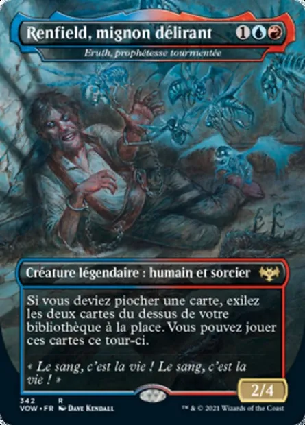 Eruth, prophétesse tourmentée, carte Magic VOW 342 — extension Innistrad : noce écarlate