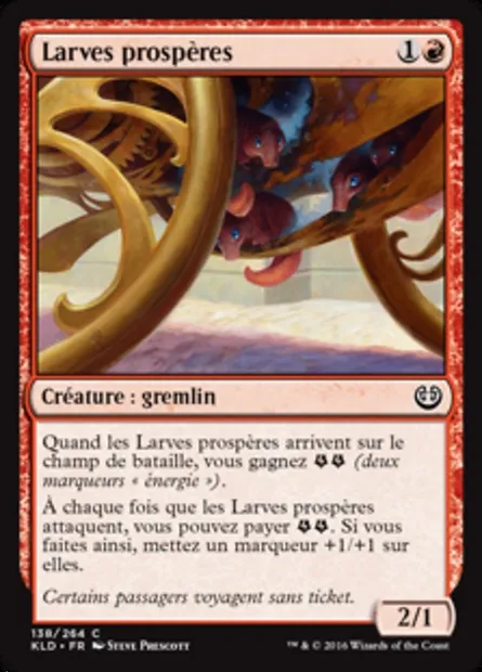 Larves prospères, carte Magic KLD 138 — extension Kaladesh
