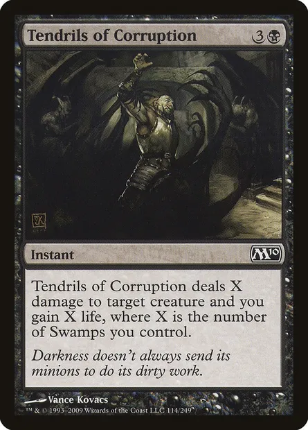 Tendrils of Corruption, Magic card M10 114 — Magic 2010 set