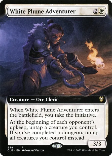 White Plume Adventurer, Magic card CLB 558 — Commander Legends: Battle for Baldur's Gate set