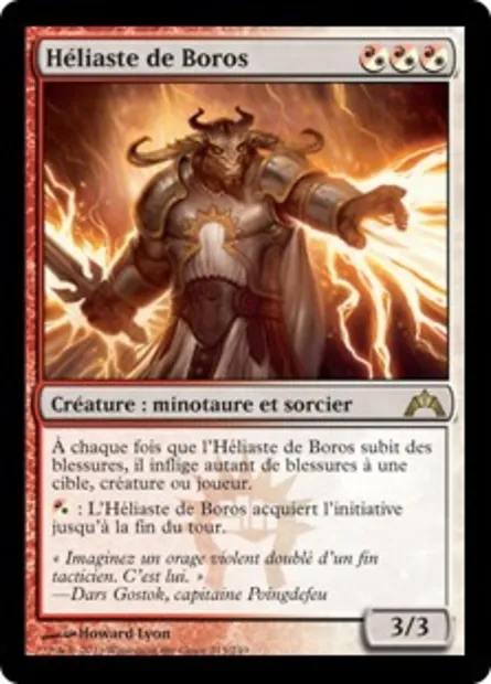 Héliaste de Boros, carte Magic GTC 215 — extension Insurrection