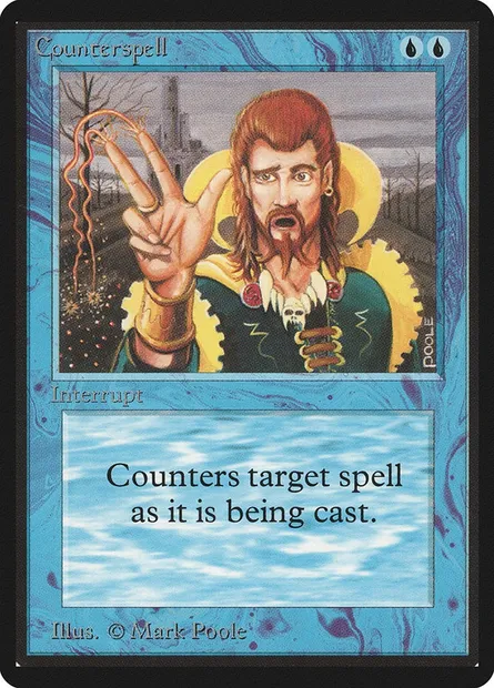 Counterspell, Magic card LEB 55 — Limited Edition Beta set