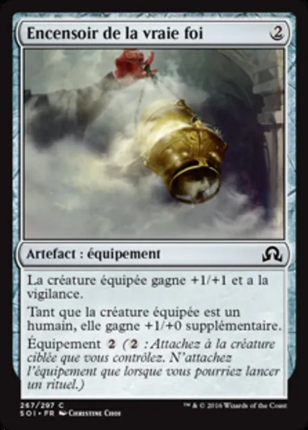 Encensoir de la vraie foi, carte Magic SOI 267 — extension Ténèbres sur Innistrad