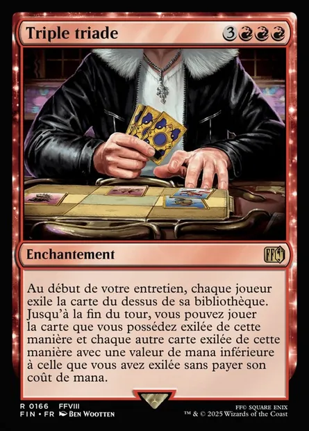 Triple triade, carte Magic FIN 166 — extension Final Fantasy