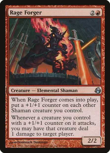 Rage Forger, Magic card MOR 97 — Morningtide set
