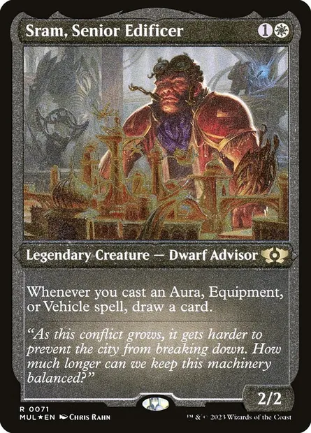 Sram, Senior Edificer, Magic card MUL 71 — Multiverse Legends set