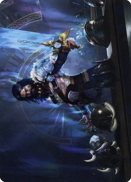 Halvar, God of Battle // Halvar, God of Battle, carte Magic AKHM 2 — extension Kaldheim Art Series