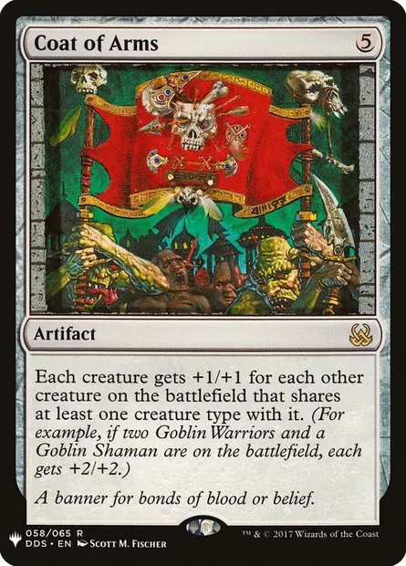 Blason, carte Magic PLST DDS-58 — extension The List