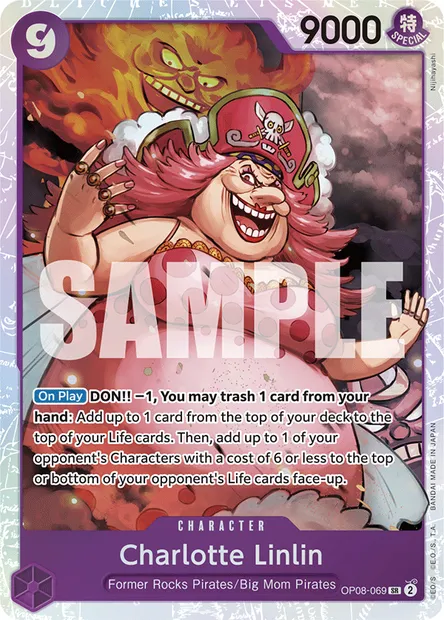 Charlotte Linlin, carte One Piece OP08-069 — extension TWO LEGENDS