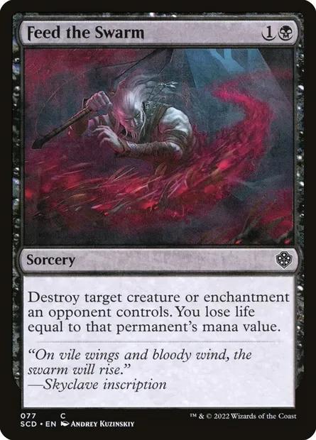 Feed the Swarm, Magic card SCD 77 — Starter Commander Decks set