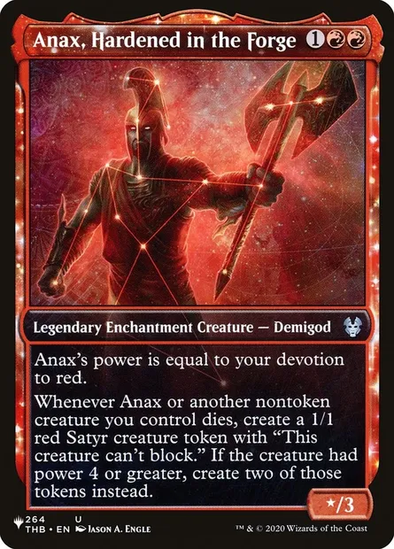 Anax, Hardened in the Forge, Magic card PLST THB-264 — The List set