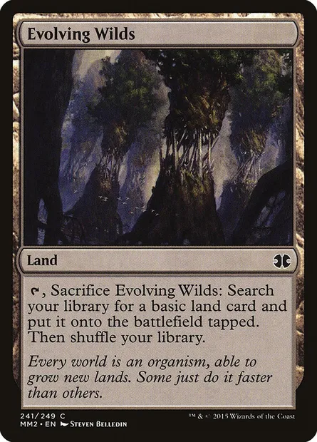 Étendues sauvages en évolution, carte Magic MM2 241 — extension Modern Masters 2015