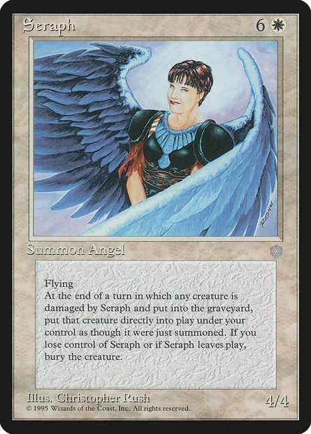 Seraph, Magic card ICE 51 — Ice Age set