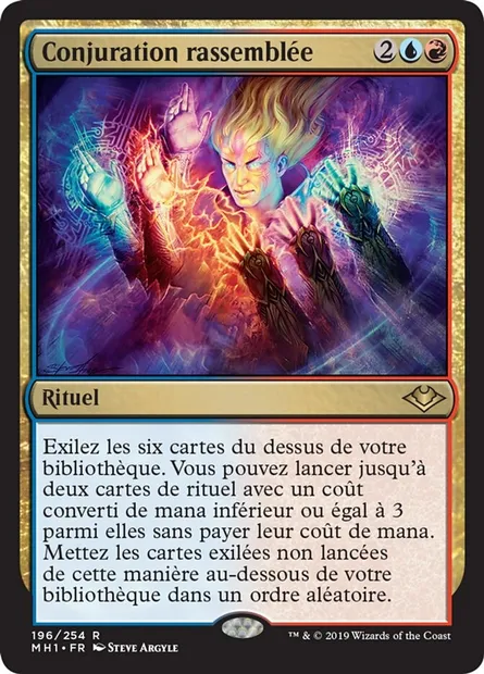 Conjuration rassemblée, carte Magic MH1 196 — extension Horizons du Modern
