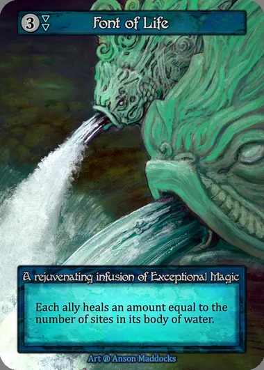 Font of Life, carte Sorcery BET 223 — extension Beta
