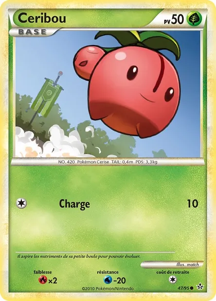 Ceribou, carte Pokémon UL 47 — extension Déchaînement
