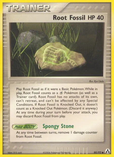 Root Fossil, Pokémon card LM 80 — Legend Maker set