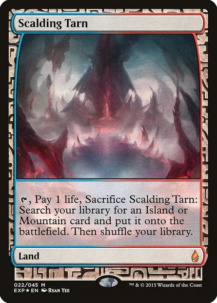 Scalding Tarn, Magic card EXP 22 — Zendikar Expeditions set