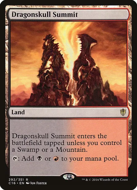 Dragonskull Summit, Magic card C16 292 — Commander 2016 set