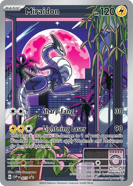 Miraidon, Pokémon card PR-SV 013 — SVP Black Star Promos set